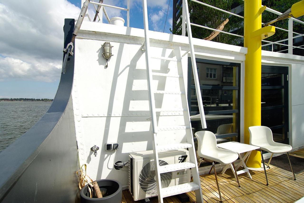 מלון אמסטרדם Magnificent Houseboat With A Stunning View! מראה חיצוני תמונה